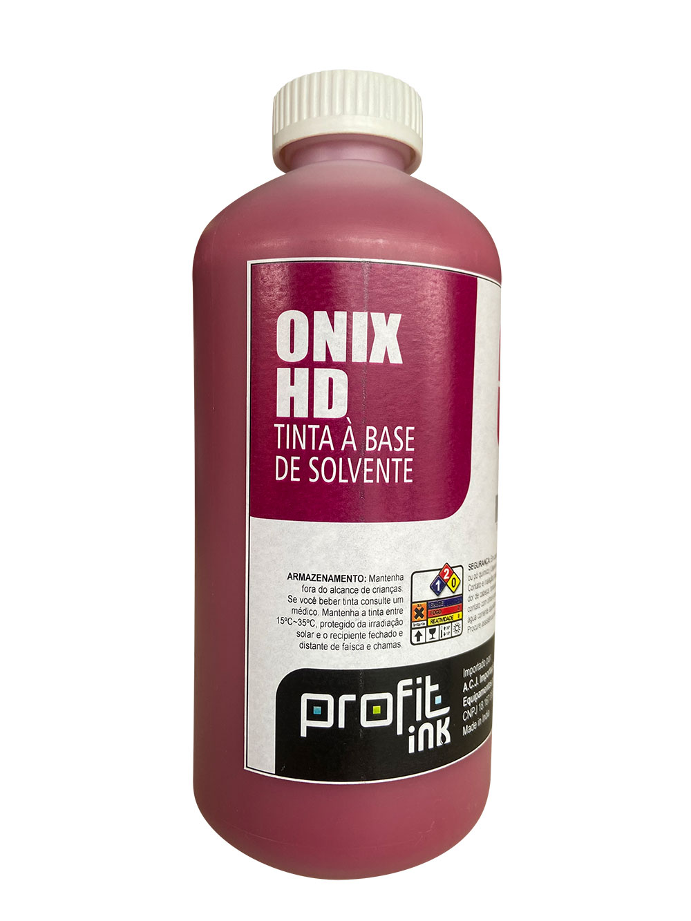 TINTA ONIX HD UNIVERSAL P/ CABEÇAS 7 A 80 PL (1LT) SOLVENTE MGT PROFIT INK